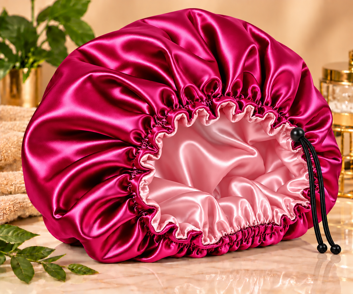GLO BY DAYE Handmade Satin Hair Bonnet...Beauty Meets Protection