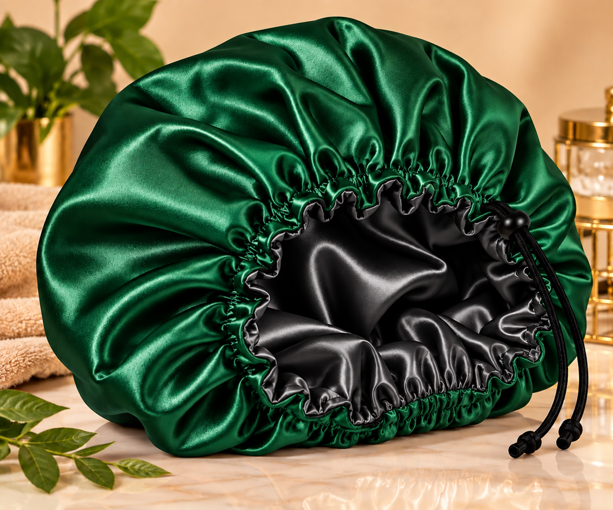 GLO BY DAYE Handmade Satin Hair Bonnet...Beauty Meets Protection