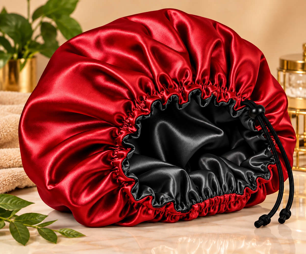 GLO BY DAYE Handmade Satin Hair Bonnet...Beauty Meets Protection