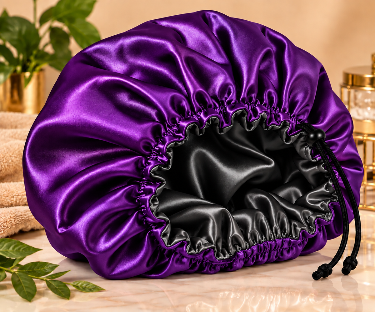 GLO BY DAYE Handmade Satin Hair Bonnet...Beauty Meets Protection
